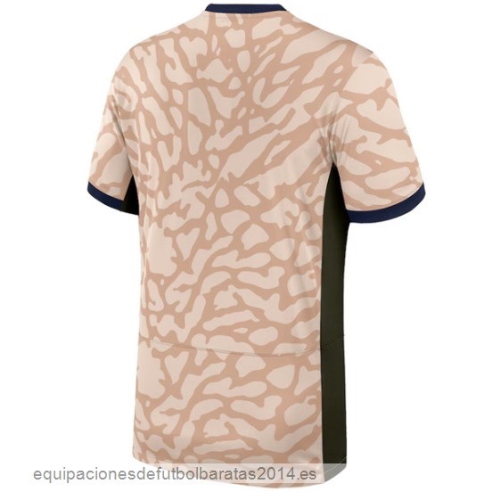 Nuevo Tailandia Cuarta Camiseta Paris Saint Germain 23/24 Amarillo Baratas